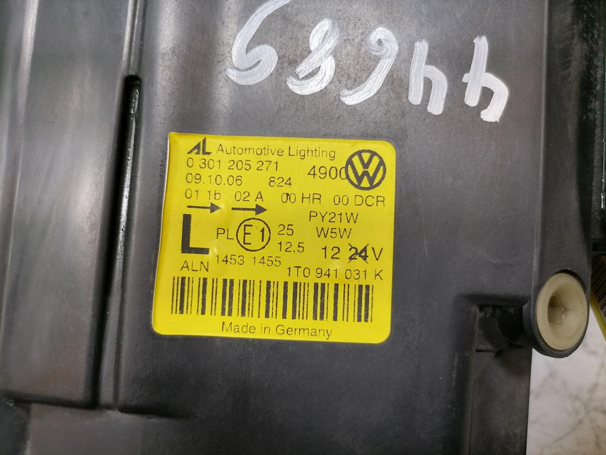 VW Touran 1T original Scheinwerfer vorn links Xenon Bj.2006